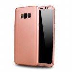 Wholesale Samsung Galaxy S8 Plus TPU Full Cover Hybrid Case (Rose Gold)